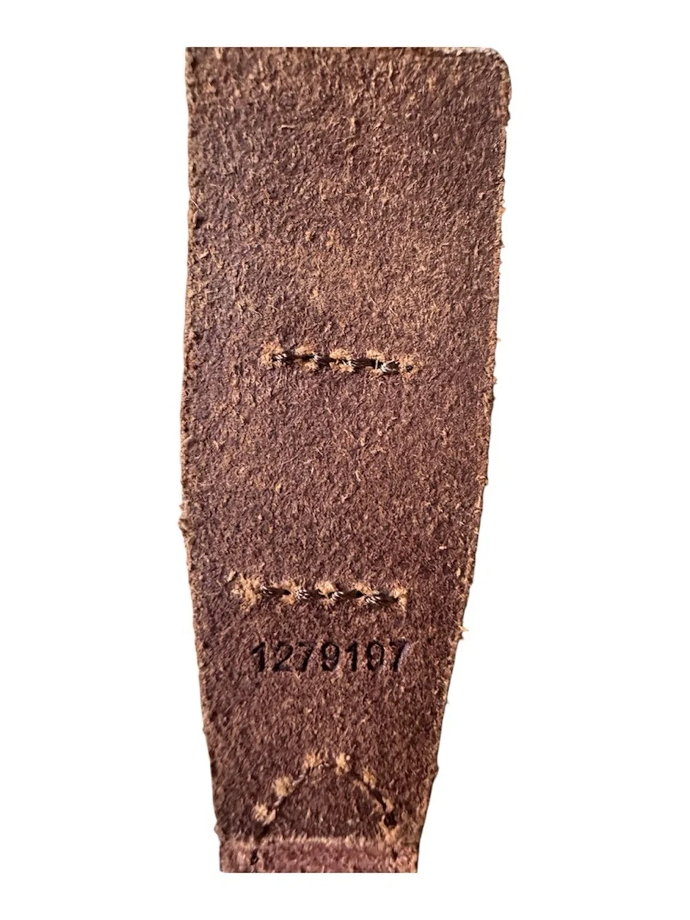 Polo Ralph Lauren Mens Vintage Brown Leather Tan Stretch Belt Size 34/85 RL Logo